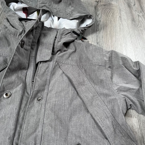 Burton Women's Size Small DryRide Grey Mid Length snow Jacket - Picture 3 of 13